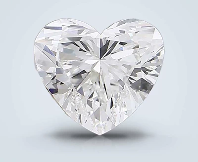 6.09ct E VVS2 Very Good Cut Heart Lab Grown Diamond