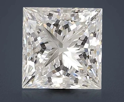 3.42ct E VS1 Rare Carat Ideal Cut Princess Lab Grown Diamond