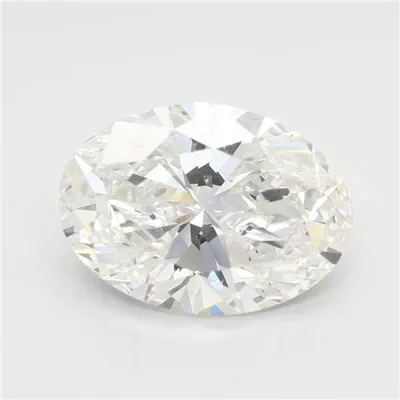 3.09ct F VS2 Rare Carat Ideal Cut Oval Lab Grown Diamond
