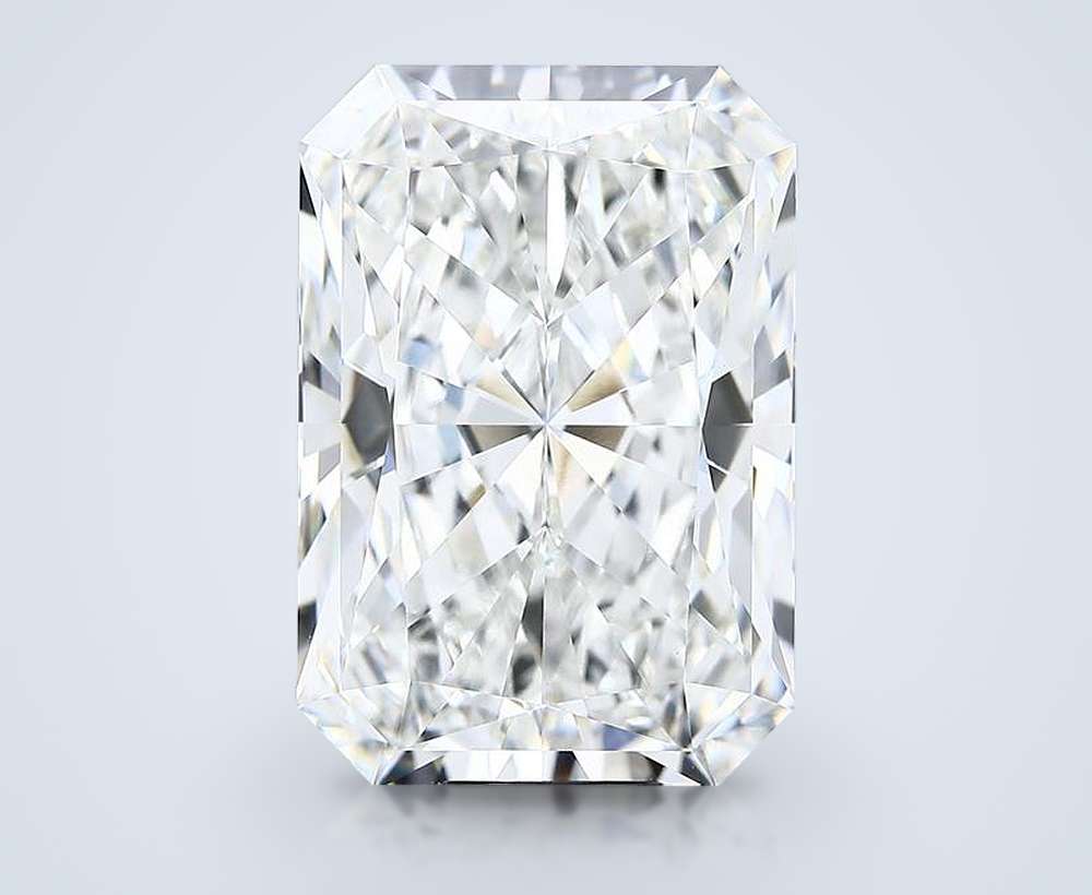 15.09ct F VVS2 Rare Carat Ideal Cut Radiant Lab Grown Diamond