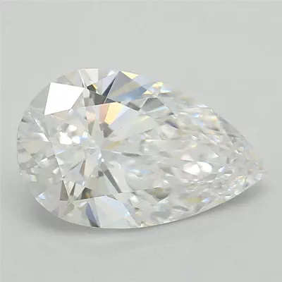 1.33ct D VS1 Rare Carat Ideal Cut Pear Lab Grown Diamond
