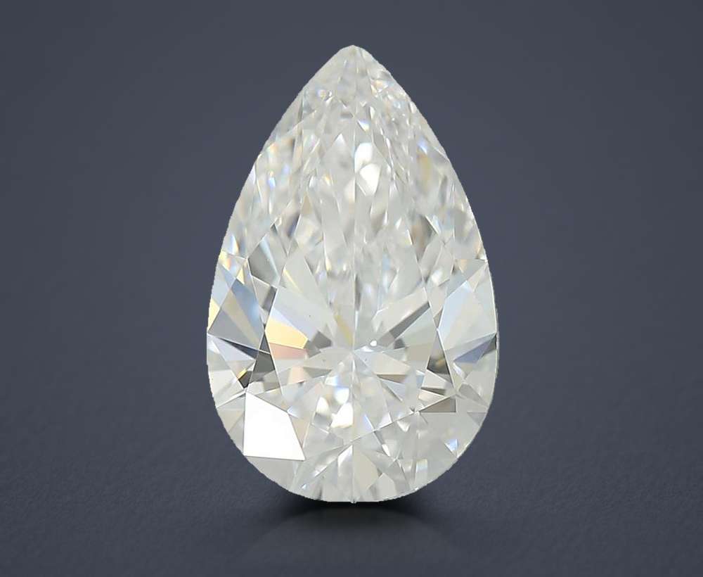 1.33ct D VS1 Rare Carat Ideal Cut Pear Lab Grown Diamond