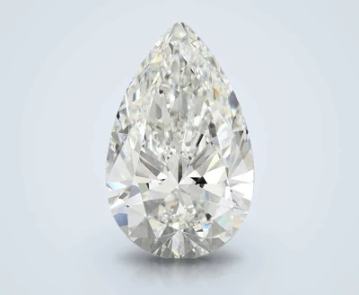 12.33ct F VS1 Rare Carat Ideal Cut Pear Lab Grown Diamond