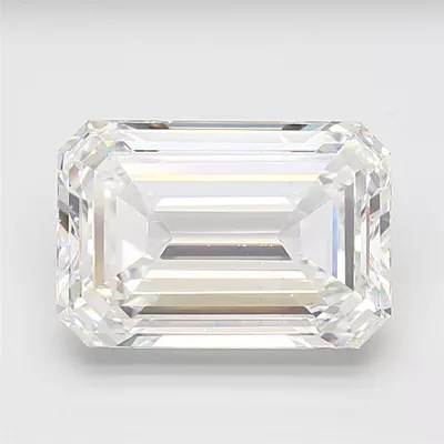 12.16ct F VS2 Very Good Cut Emerald Lab Grown Diamond