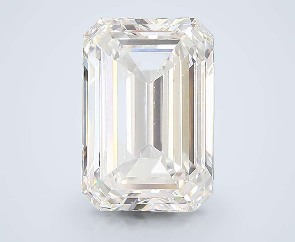 12.16ct F VS2 Very Good Cut Emerald Lab Grown Diamond
