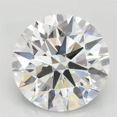 3.08ct D FL Rare Carat Ideal Cut Round Lab Grown Diamond