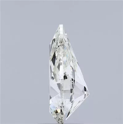 3.01ct J SI2 Rare Carat Ideal Cut Pear Diamond