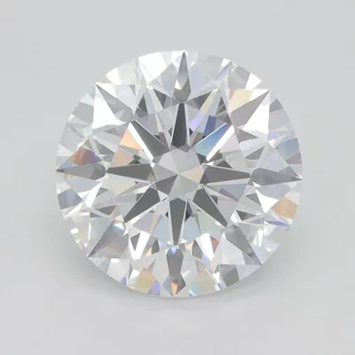 4.06ct E VVS2 Rare Carat Ideal Cut Round Lab Grown Diamond