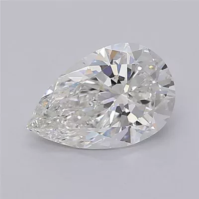 1.54ct F VVS2 Rare Carat Ideal Cut Pear Lab Grown Diamond