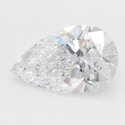 1.10ct D VVS1 Rare Carat Ideal Cut Pear Lab Grown Diamond