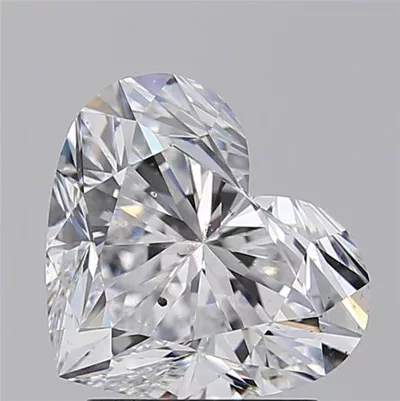 2.23ct D SI2 Rare Carat Ideal Cut Heart Diamond