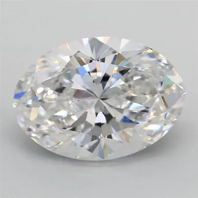 3.02ct E VS1 Rare Carat Ideal Cut Oval Lab Grown Diamond