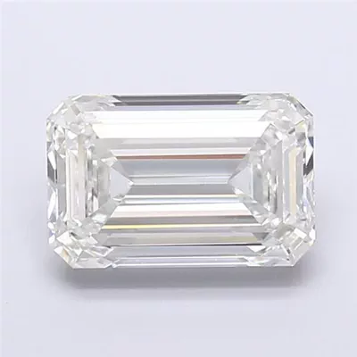 6.58ct G VVS2 Rare Carat Ideal Cut Emerald Lab Grown Diamond