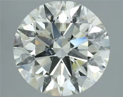 4.03ct K SI2 Excellent Cut Round Diamond