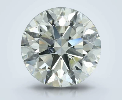 4.03ct K SI2 Excellent Cut Round Diamond