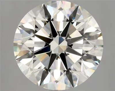 5.01ct J VS2 Rare Carat Ideal Cut Round Diamond