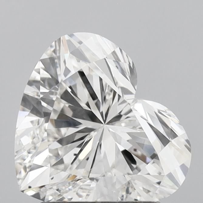 1.64ct G VS1 Rare Carat Ideal Cut Heart Lab Grown Diamond