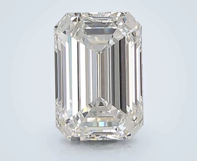 1.25ct D VS2 Rare Carat Ideal Cut Emerald Lab Grown Diamond