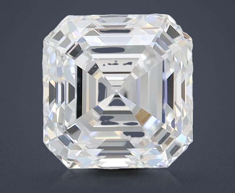 1.00ct D FL Very Good Cut Asscher Lab Grown Diamond