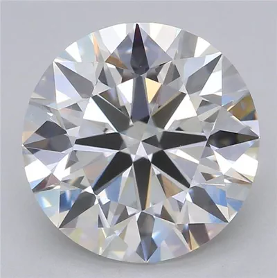 3.08ct F VVS2 Rare Carat Ideal Cut Round Lab Grown Diamond
