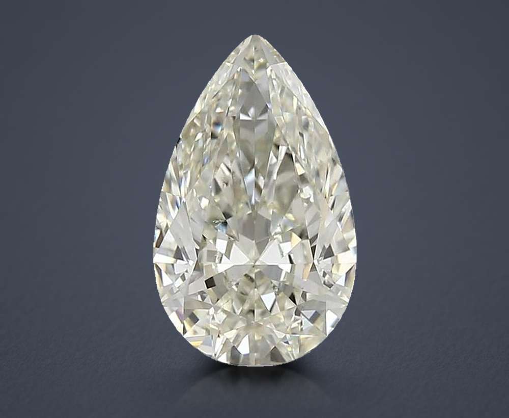 2.23ct J VS2 Rare Carat Ideal Cut Pear Diamond