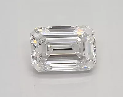 0.52ct D VVS1 Excellent Cut Emerald Lab Grown Diamond