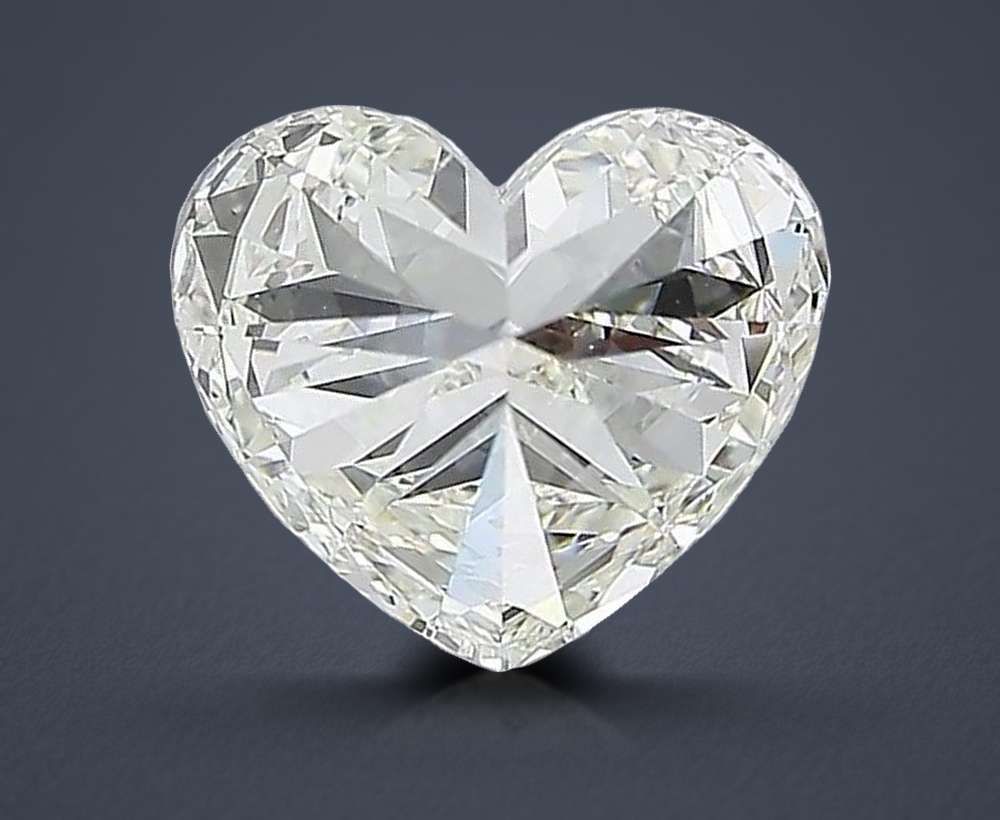 2.02ct I SI1 Rare Carat Ideal Cut Heart Diamond