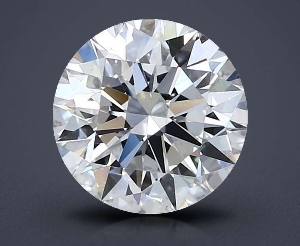 2.03ct E VS1 Rare Carat Ideal Cut Round Lab Grown Diamond