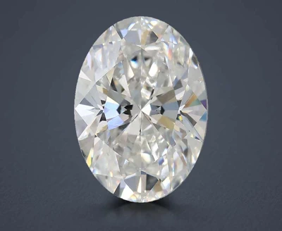 3.09ct E VS1 Rare Carat Ideal Cut Oval Lab Grown Diamond