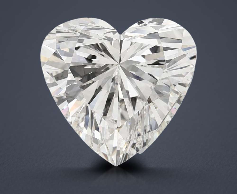 7.04ct H VS2 Rare Carat Ideal Cut Heart Lab Grown Diamond
