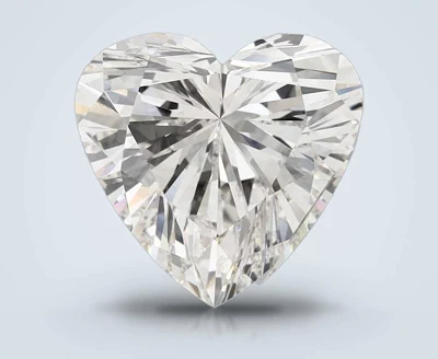 7.04ct H VS2 Rare Carat Ideal Cut Heart Lab Grown Diamond