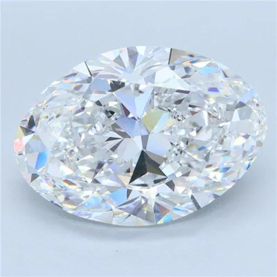 5.01ct E IF Rare Carat Ideal Cut Oval Diamond