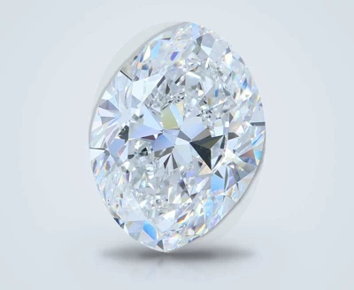 5.01ct E IF Rare Carat Ideal Cut Oval Diamond