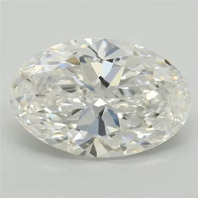3.08ct D VS1 Rare Carat Ideal Cut Oval Lab Grown Diamond