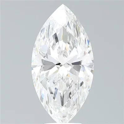 5.25ct F VS2 Rare Carat Ideal Cut Marquise Lab Grown Diamond
