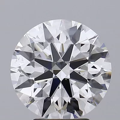 4.18ct F SI1 Rare Carat Ideal Cut Round Lab Grown Diamond