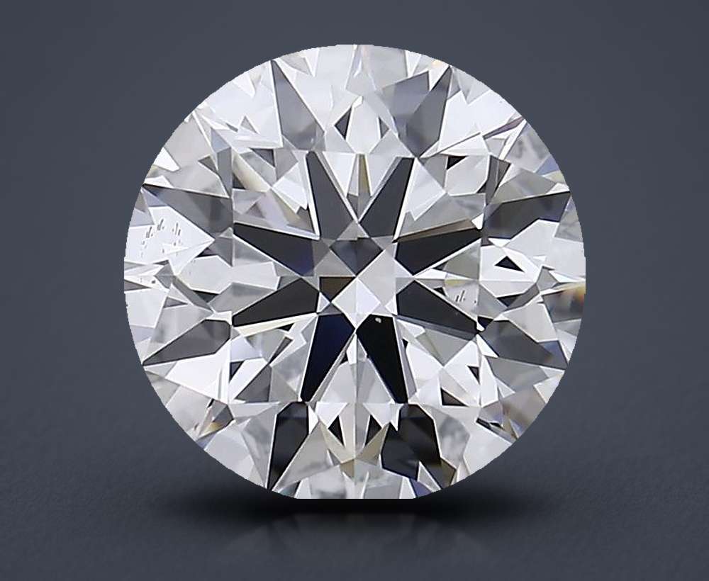 4.18ct F SI1 Rare Carat Ideal Cut Round Lab Grown Diamond