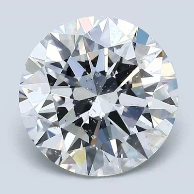 3.22ct G SI2 Rare Carat Ideal Cut Round Diamond