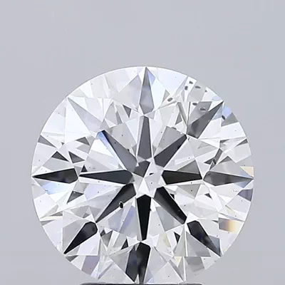 4.02ct E SI1 Rare Carat Ideal Cut Round Lab Grown Diamond