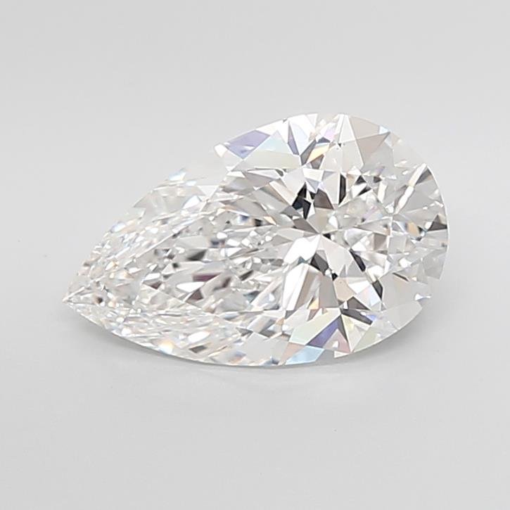 6.05ct E VVS2 Rare Carat Ideal Cut Pear Lab Grown Diamond