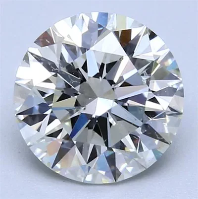 1.91ct J SI1 Rare Carat Ideal Cut Round Diamond