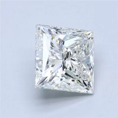 3.00ct H SI1 Rare Carat Ideal Cut Princess Diamond