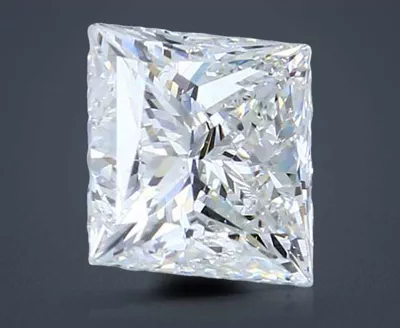 3.00ct H SI1 Rare Carat Ideal Cut Princess Diamond