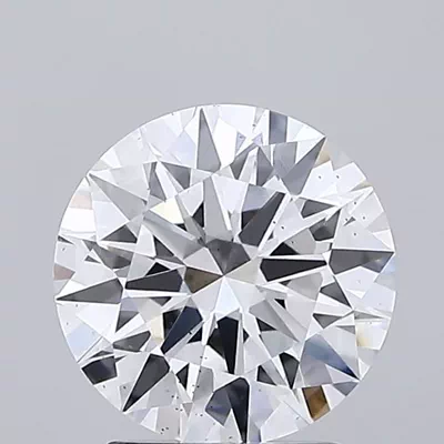 2.26ct E SI1 Rare Carat Ideal Cut Round Lab Grown Diamond