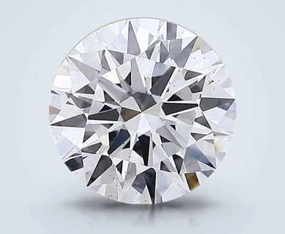 2.26ct E SI1 Rare Carat Ideal Cut Round Lab Grown Diamond