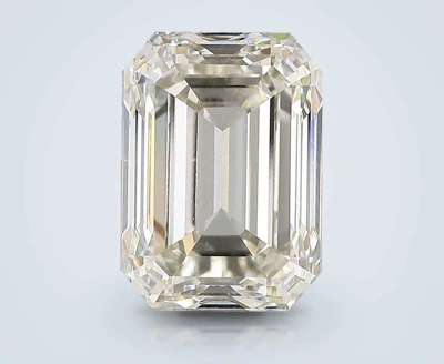 5.01ct J VS2 Rare Carat Ideal Cut Emerald Lab Grown Diamond