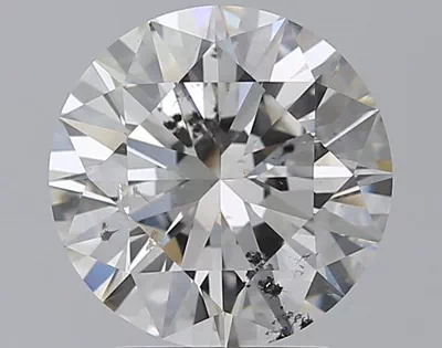 3.02ct H SI2 Rare Carat Ideal Cut Round Diamond