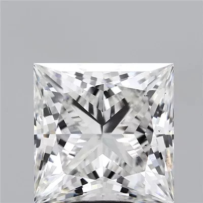 7.50ct F VS2 Rare Carat Ideal Cut Princess Lab Grown Diamond