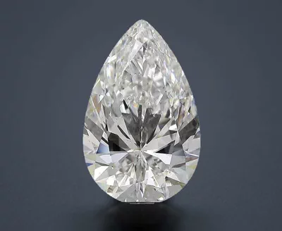 5.02ct F SI2 Rare Carat Ideal Cut Pear Diamond