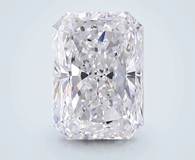 7.08ct D VS1 Rare Carat Ideal Cut Radiant Lab Grown Diamond